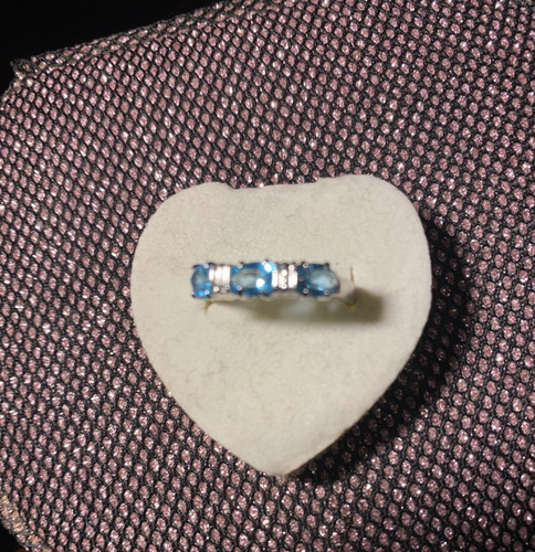 Merveilleuse bague topaze - , et