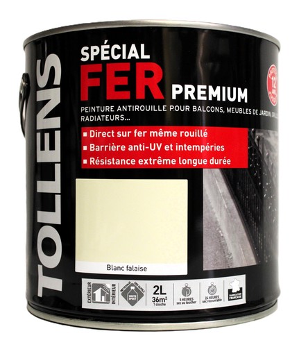 Peinture fer tollens blanc - tollens, "blanc