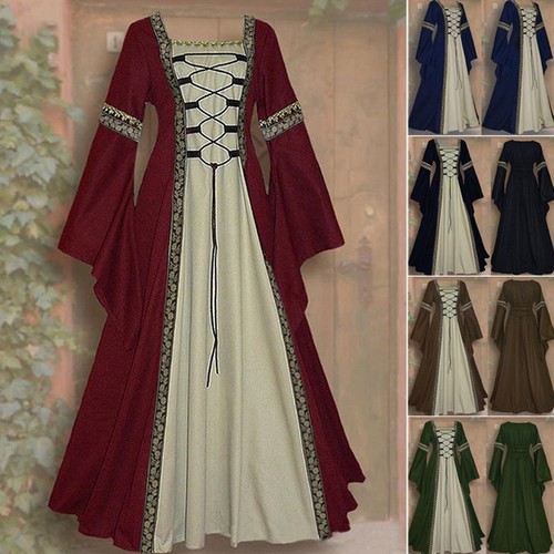 Robe cosplay médiévale - robe, femme