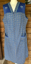Vintage Mixed Textile Dress / Blouse / Apron Size 46 ref B9