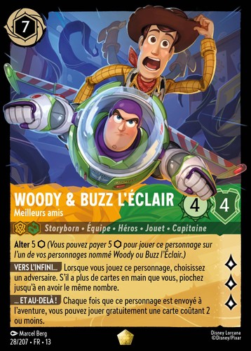 Lorcana woody buzz - &,