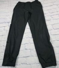 Lacoste Sport Track Pants Joggers MENS SMALL FR 3 Black White Training Lined I