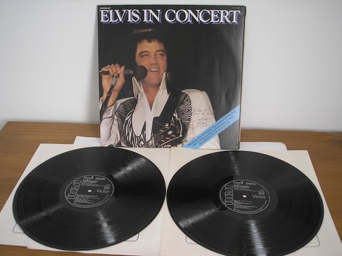 Elvis concert double lp - elvis,