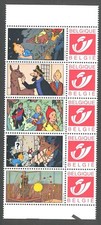BELGIUM Tintin 5v. MNH