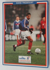 Carte Postale Publicitaire Pub Candia Fournisseur Equipe de FRANCE D. TREZEGUET