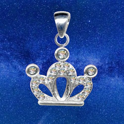 Pendentif couronne i - i,