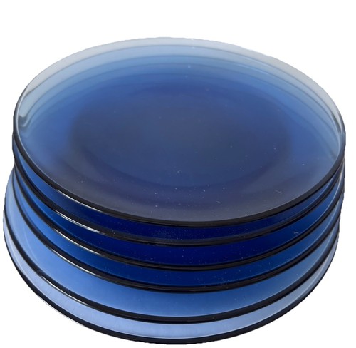 Vintage cobalt blue - blue, clear