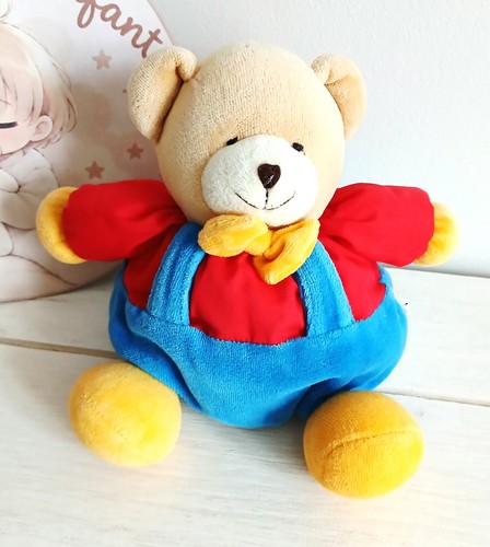 Nicotoy doudou peluche ours
