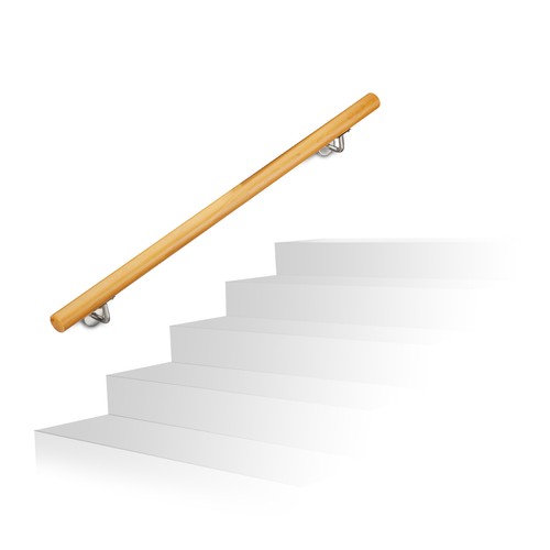 Rampe escalier bois de - rampe,