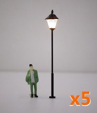 S118# lot de 5 Lampadaires