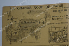 1899 LA GRANDE ROUE DE PARIS -