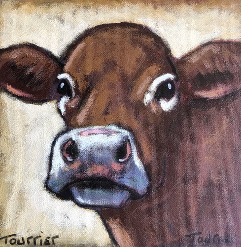 Tableau vache tourrier - vache,