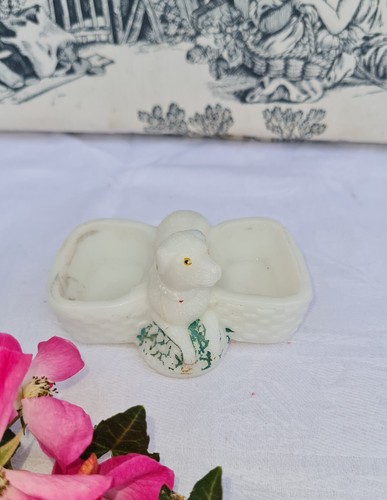Ancienne saliere opaline - en,