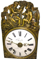 Mouvement comtoise ancre,réveil,voilier, attributs maritimes