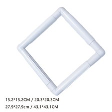 Cadre à Clip pour point de croix, cerceau de broderie carré pour adultes