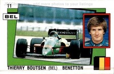 1988 Panini Supersport #11 Thierry Boutsen Action Figure