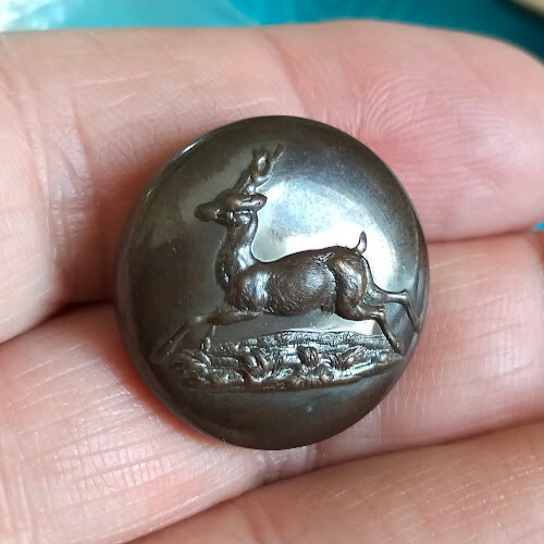Ancien bouton chasse - ancien,