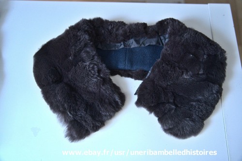 Ancien col fourrure long - ancien, en