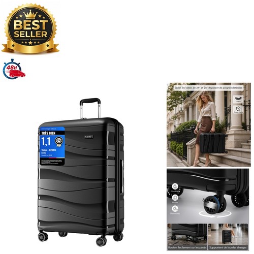 Valise grande 75cm 105l rigide - 75cm,