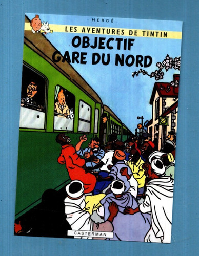 Tintin carte postale - tintin.,