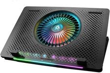 KLIM Orb Laptop RGB Cooler 11 to 15.6 Inch Laptop Gaming Cooling USB Fan with Me