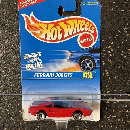 Hot wheels red ferrari 308gts - red,
