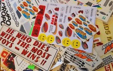 Vintage Sticker R C  Stickers You Choose HPI Baja Hellfire MT Traxxas OFNA NOVAK