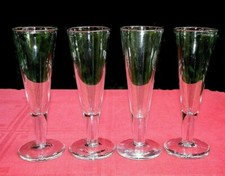 VAL SAINT LOUIS LAMBERT FLUTES A CHAMPAGNE CRISTAL UNI 19ÈME XIXÈME AA BACCARAT