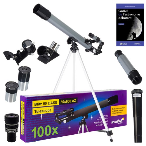 Pack télescope levenhuk blitz - pack,