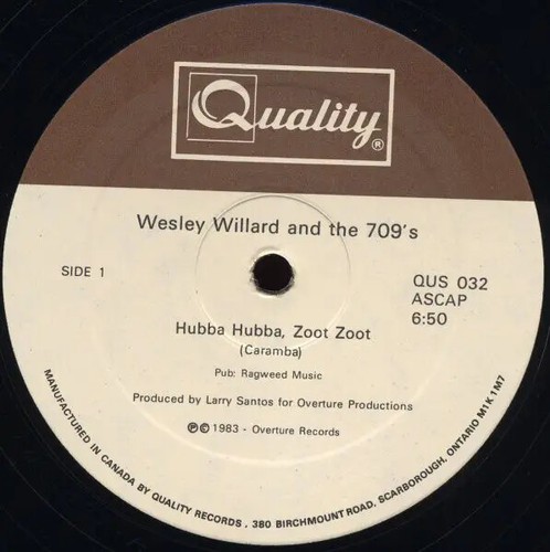 Wesley willard and the 709s - wesley,