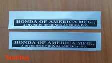 Factory OEM Honda EG Sir X5 MADE IN America MFG.,Decal Emblem Sticker  