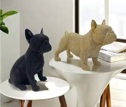 Statue bouledogue français - bouledogue,
