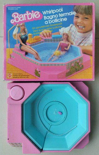 Barbie bubbling spa bain - barbie, à