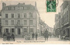 PROVINS - City Hall and Rue de la Friperie