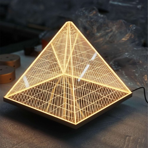 Lampe led design pyramid - led,