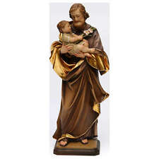 Saint Joseph avec Enfant de Guido Reni bois Valgardena