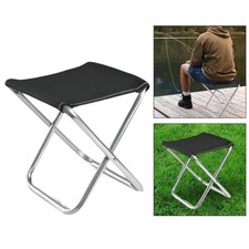 Tabouret de camping pliable et