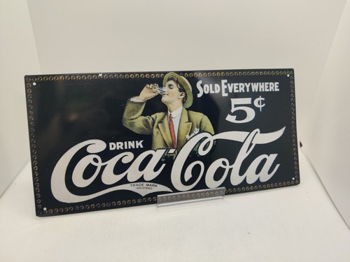 Plaque coca cola métal - plaque,