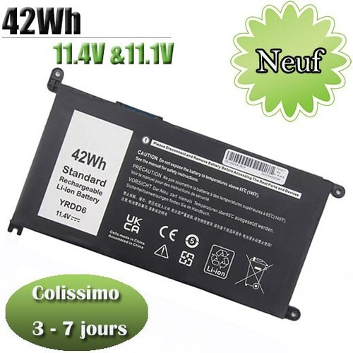 Yrdd6 batterie pour - batterie, dell