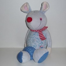 Doudou Lapin Haba - Bleu