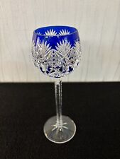 Verre Rohmer couleur bleu foncé modèle Florence  cristal Saint Louis