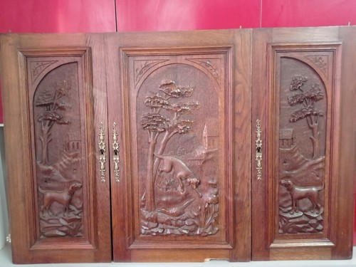 Lot trois portes panneaux - lot, portes/panneaux