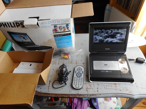 Lecteur dvd portable philips - lecteur,