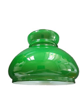 Vintage 🌿 globe opaline 🌿 en verre vert 🌿 parfait état