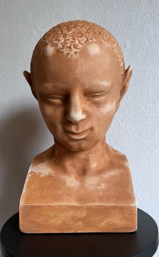 Buste plâtre finition - buste, en