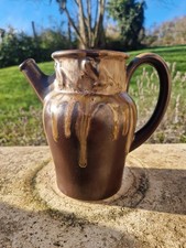 Rare Pichet Grès Denbac Frise Grenouilles