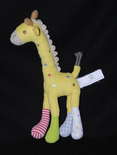 Peluche doudou girafe oxybul - peluche,