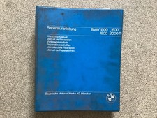 Classic BMW 1500/1600/1800/2000 TI Workshop Manual  OEM