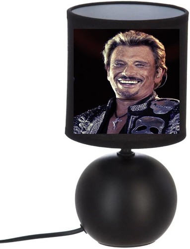 Lampe chevet johnny - lampe, hallyday