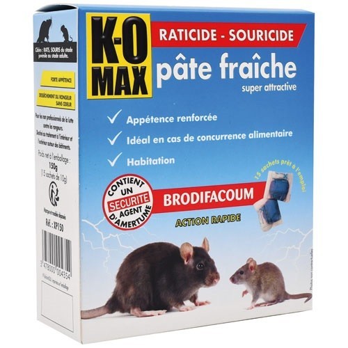 Raticide souricide appât - souricide,